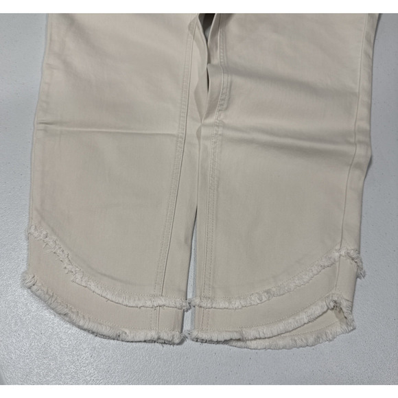 Isaac Mizrahi Live Women’s Plus 22W Stretch Ankle Pants Beige Pull On A590036 - Picture 11 of 12